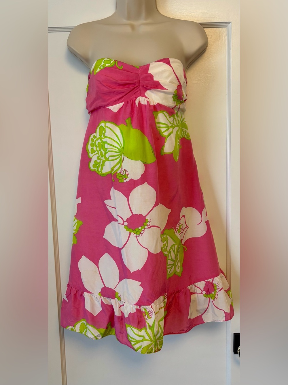 🌴 Lilly Pulitzer Blair Dress — “Hotty Pink She’s a Pistol”